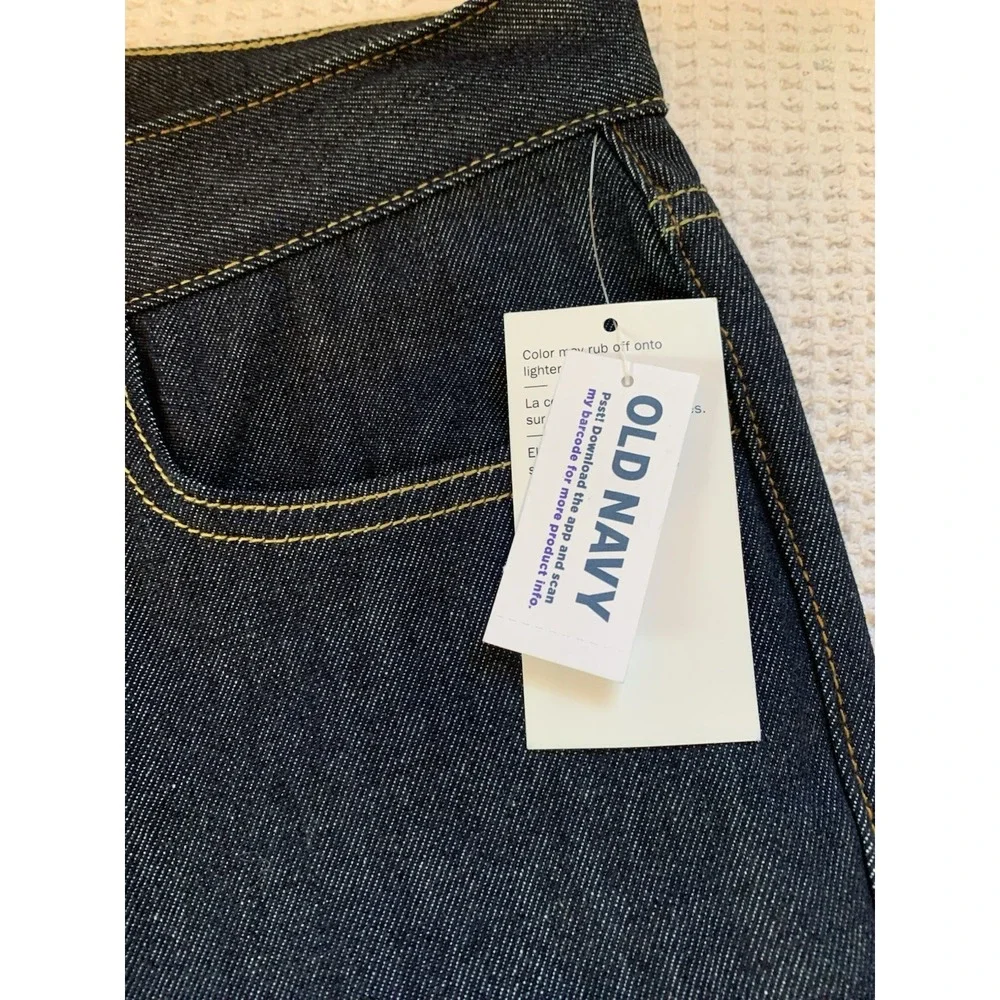 Old Navy 90s Mens Jeans‎ 29x30 Blue Dark Wash NEW w/Tags